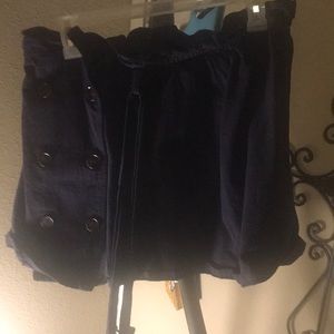 Navy skirt